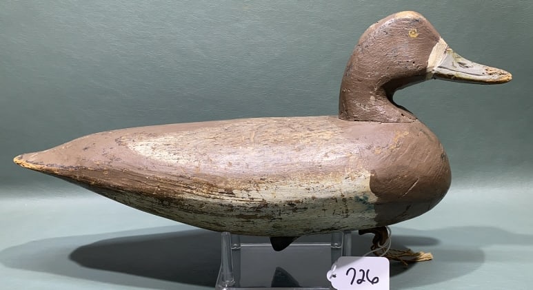 DOUG JESTER HEN BLUE BILL W/"B" BRAND (1 of 7)