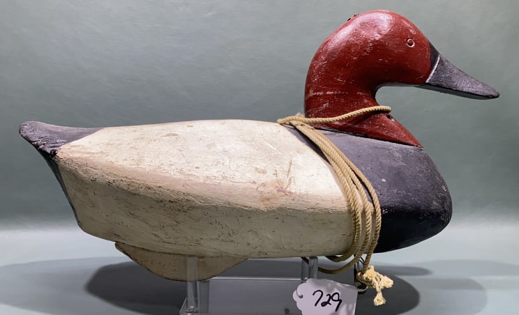 SUSQUEHANNA RIVER CANVASBACK DRAKE DECOY (1 of 6)