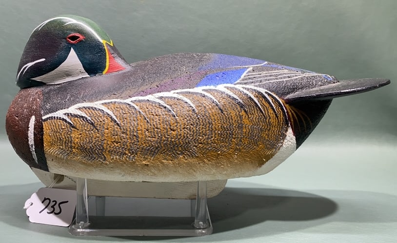 RON LABER SLEEPER CORK WOODDUCK: 1993 - 12" LONG