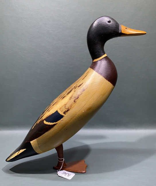 MALLARD STANDING "ICE DUCK": 16" X 16"