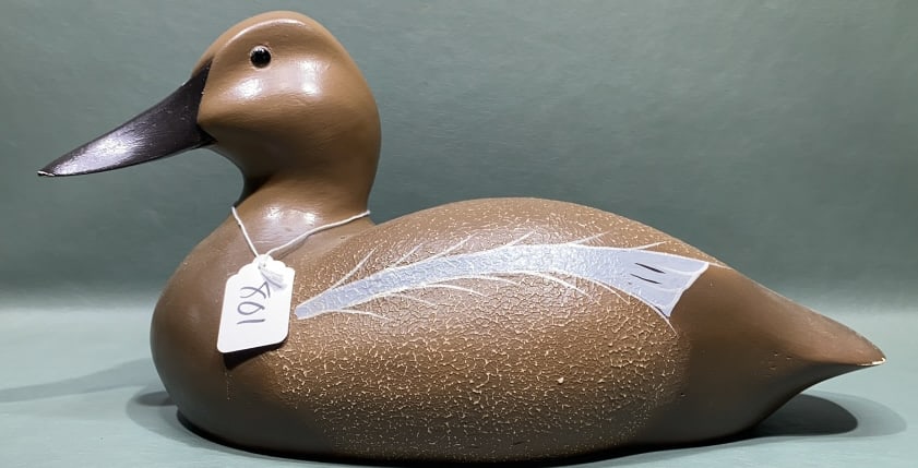 JL COOK CANVASBACK HEN: 1992