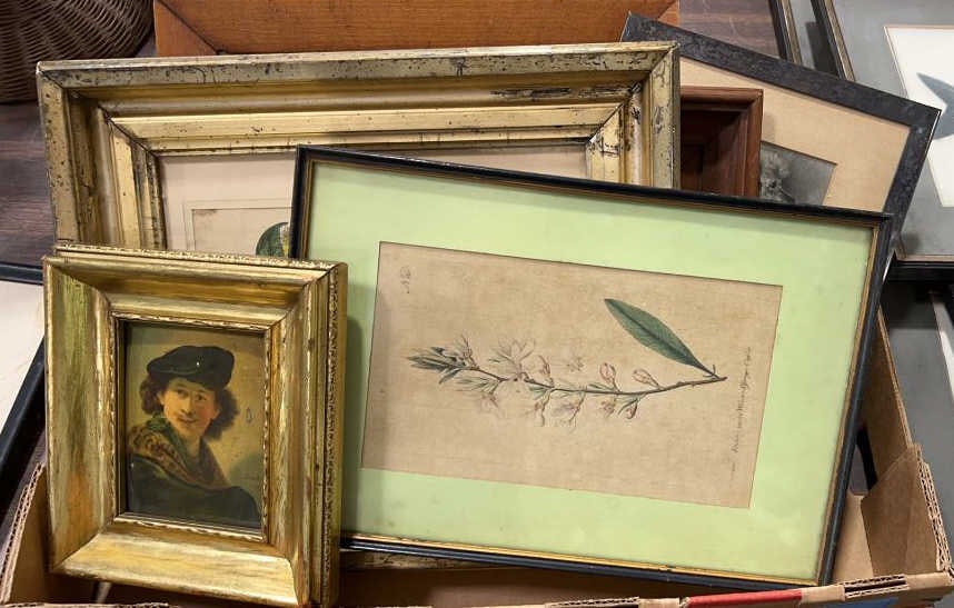 COLLECTION OF FRAMED ANTIQUE PRINTS (1 of 4)