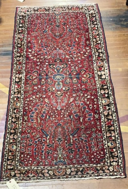 ANTIQUE ORIENTAL RUNNER RUG (1 of 4)