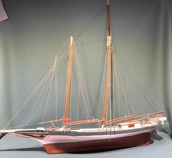 BUGEYE SHIP MODEL: 36" X 33" TALL