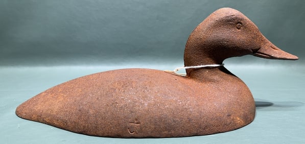 CAPT. HARRY JOBES CAST IRON SINK BOX DECOY