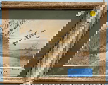 JOHN TAYLOR PRINT OF DUCKS FALLING