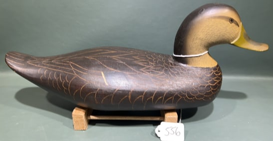 JOHN MEREDITH 1987 BLACK DUCK DECOY