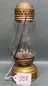 BRASS SKATERS LANTERN