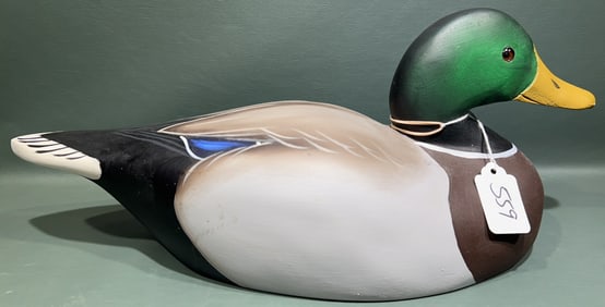 JEFF FITZHUGH MALLARD DRAKE DECOY