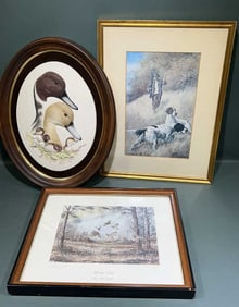 2 VARIOUS PRINTS & A PLAQUE