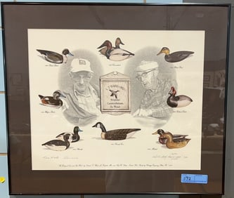 PAUL SHERTZ WARD BROTHERS PRINT SIGNED BY LEM WARD