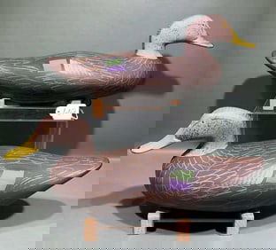 PAIR OF CAPT. HARRY JOBES BLACK DUCKS 1992