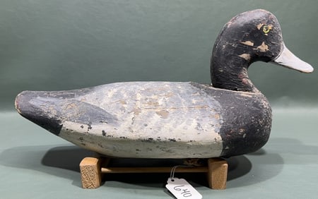 JESSIE URIE BLUEBILL DRAKE IN OLD WORKING REPAINT