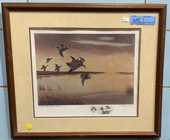 LEM WARD "CEDAR ISLAND POINT" PRINT 19" X 21-1/2"