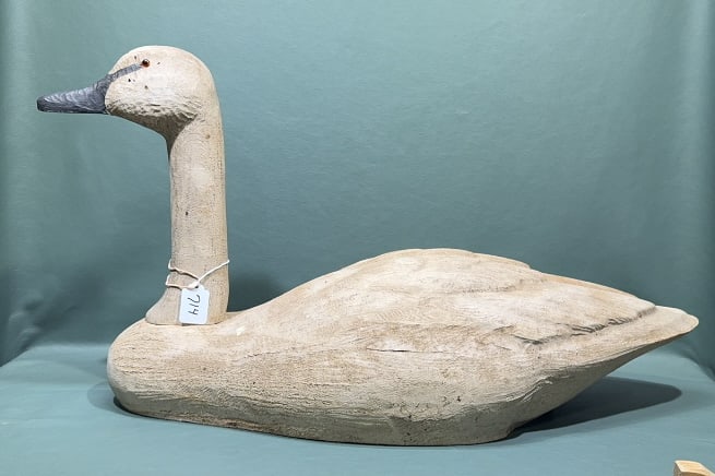 HERTER'S FACTORY FULL SIZE SWAN: ~28" X 15-1/2"
