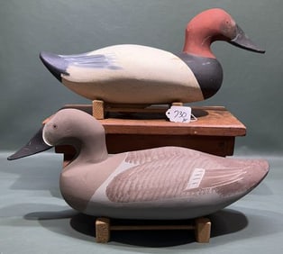PAIR OF JIM PIERCE CANVASBACKS