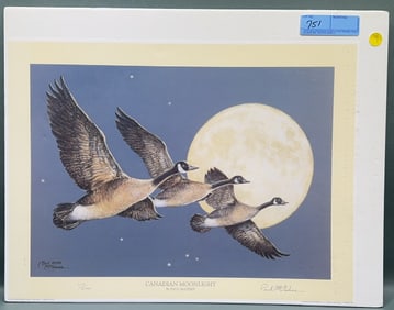 PAUL MCGEHEE "CANADIAN MOONLIGHT" PRINT 117/2000