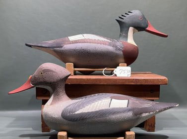 PAIR OF JIM PIERCE MERGANSERS
