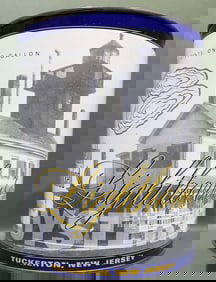 LIGHTHOUSE NEW JERSEY OYSTER CAN