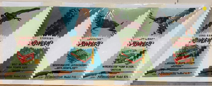 REMINGTON ADVERTISING BANNER