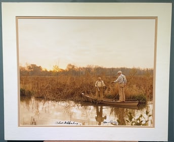 PHOTO OF BOB LITZENBERG & ALLAN PURNER RAIL BIRD