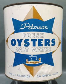 PETERSON GALLON OYSTER CAN