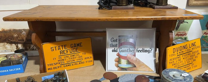 PINE MORTISED BENCH / COFFEE TABLE