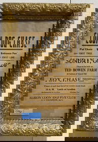 ALBION COON AND FOX CLUB DOG CHASE SIGN