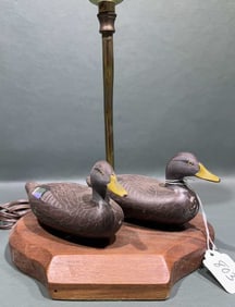 MINIATURE BOBBY JOBES BLACK DUCK LAMP