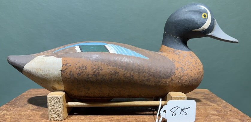 MADISON MITCHELL BLUE-WINGED TEAL: ~13" X 6"