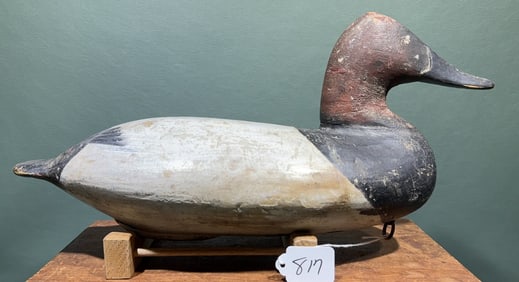 WILL HEVERIN CANVASBACK DECOY