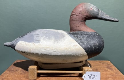JOHN GRAHAM CANVASBACK DECOY
