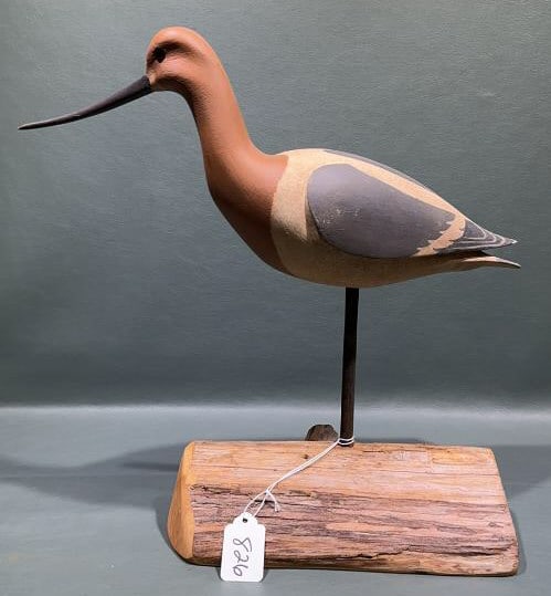 H. V. SHOURDS SHORE BIRD: ~15" X 14"