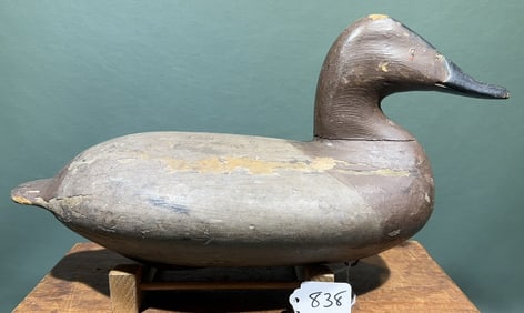 GEORGE "WASH" BARNES CANVASBACK HEN BRANDED "WATUSI"