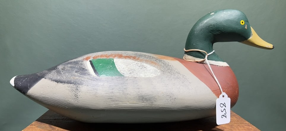 JIM CURRIER OVER SIZE MALLARD W/ORIGINAL PAINT: ~ 17-1/2"