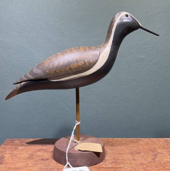 ALAN PRUNER CARVED GOLDEN PLOVER: ~ 11" X 10"