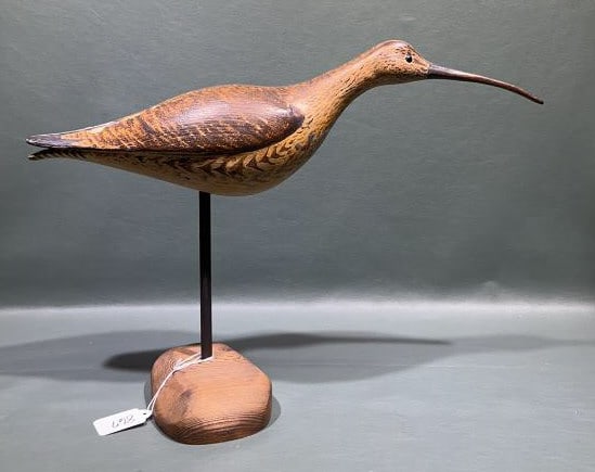 STEVE MOREY OVER SIZE BOWMAN CURLEW BRANDED "M": ~ 12" X 17"