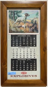 DUPONT EXPLOSIVES ADVERTISEMENT CALENDAR