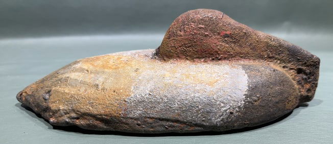 CAST IRON SLEEPER SINKBOX CANVASBACK DECOY