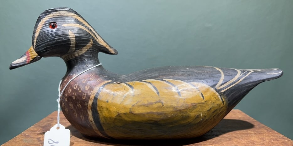 GALE SAVAGE WOOD DUCK CHINCOTEAGUE, VA.: ~ 13-1/2"