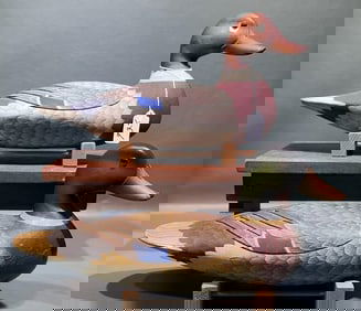 PAIR OF H. R. HORNER MALLARDS, LOVELADIES, NJ