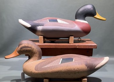 PAIR OF JIM PIERCE MALLARDS 1981