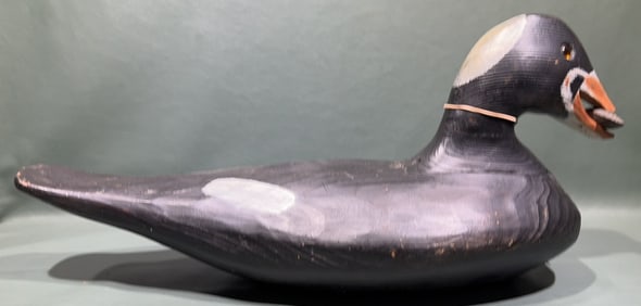 RICK FISH SURF SCOTER DECOY W/ MUSSEL