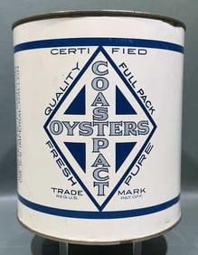 COAST PACT GALLON OYSTER CAN