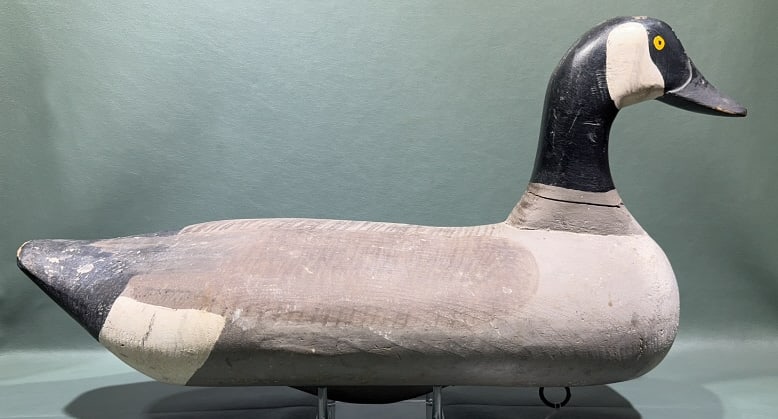 PAUL GIBSON CANADA GOOSE DECOY: ~ 22" X 13"