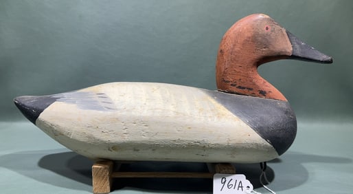 SAM BARNS CANVASBACK REPAINTED BY MITCHELL