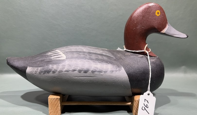 JESSIE URIE REDHEAD DECOY: ~ 13-1/2" LONG