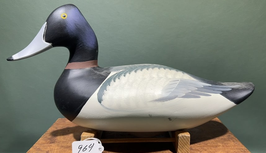 JOEY JOBES RING-NECK DRAKE DECOY: ~ 15-1/2" LONG