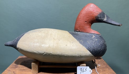 WILL HEVERIN CANVASBACK DRAKE REPAINT