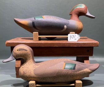 PAIR OF MADISON MITCHELL GREEN-WINGED TEAL 1983